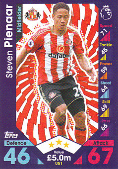 Steven Pienaar Sunderland 2016/17 Topps Match Attax Extra  #U51